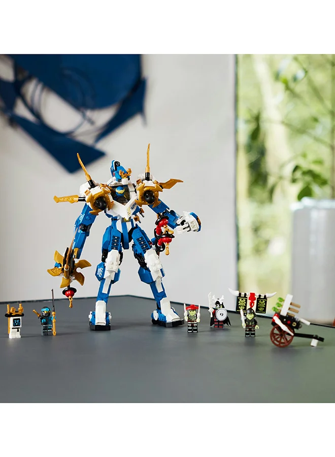 ليغو NINJAGO Jay’s Titan Mech 71785 Building Toy Set for Ages 9+, Featuring a Battle Mech Toy with Jay, Nya and Green Bone Warrior Minifigures; Ninja Playset for Kids Who Love Building and Creative Play (794 Pieces)