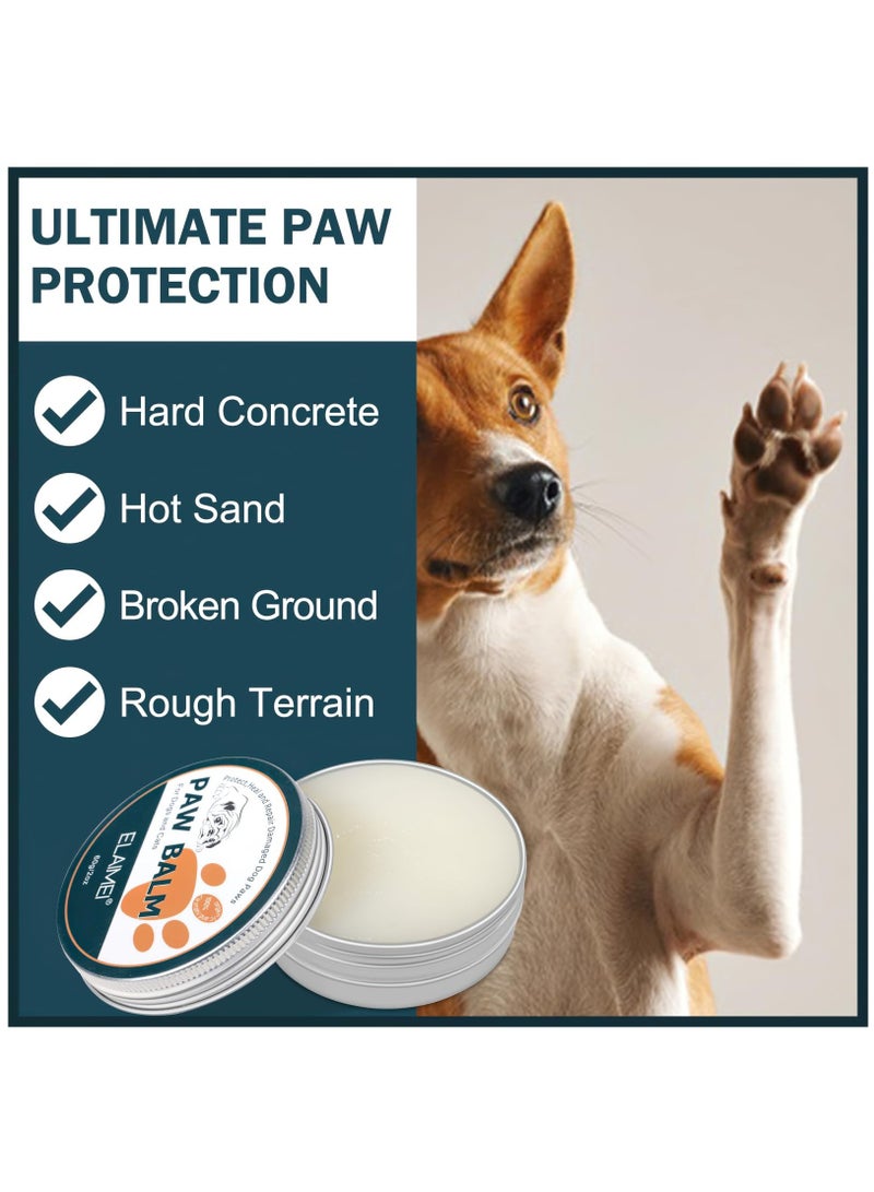 Excefore Paw Balm 2oz, Dog Paw Cream and Lotion, Dog Paw Wax, Paw Moisturizer, Heals, Repair and Restores Dry, Cracked & Damaged Paws, Paw Protection Butter for Cat & Dog - Image 2