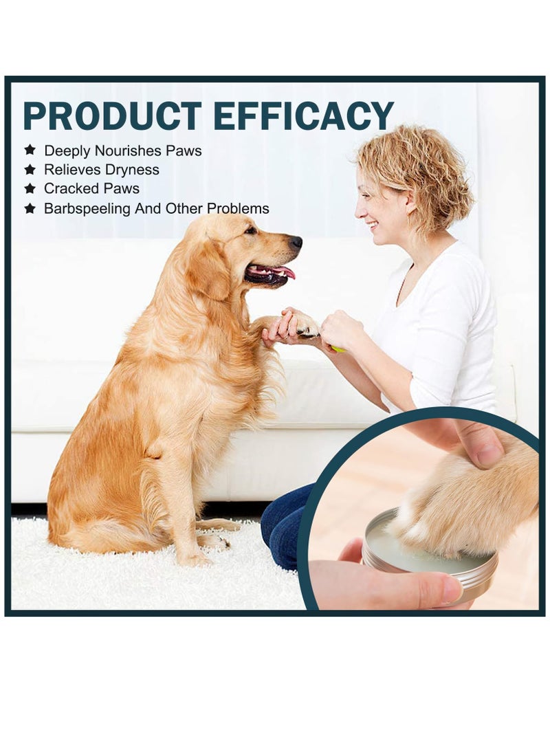 Excefore Paw Balm 2oz, Dog Paw Cream and Lotion, Dog Paw Wax, Paw Moisturizer, Heals, Repair and Restores Dry, Cracked & Damaged Paws, Paw Protection Butter for Cat & Dog - Image 5