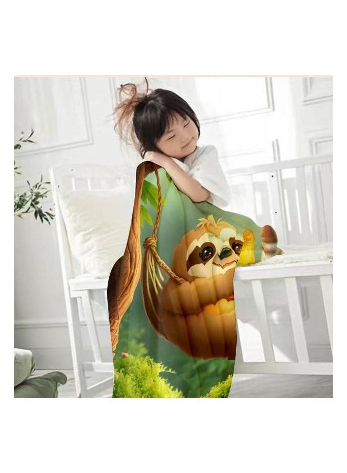 general Children's or student cartoon flannel thin blanket (warm and comfortable, suitable for sleep, games) 100cm*150cm - 66 - Image 4
