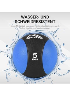SPORT MSPORTS Premium Medical Ball 1-10 kg | Professional Studio Quality | For Gym, Fitness Training, Body Building, Physical Therapy, Rehabilitation | Various Colours  - Image 2