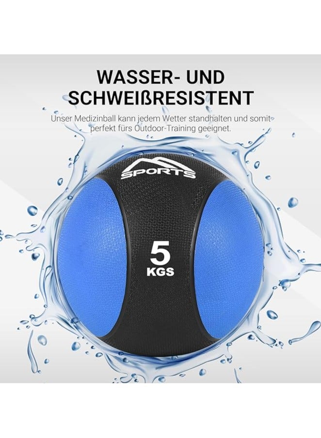 SPORT MSPORTS Premium Medical Ball 1-10 kg | Professional Studio Quality | For Gym, Fitness Training, Body Building, Physical Therapy, Rehabilitation | Various Colours - Image 2