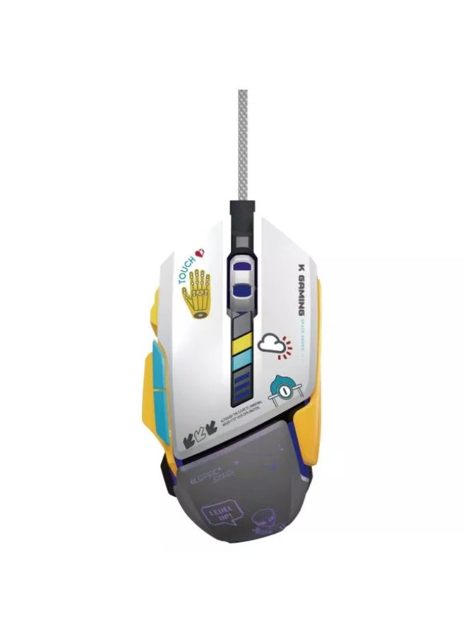 كي قيمنق حزمة ألعاب KGAMING KMP-04-R 4 في 1: ماوس، لوحة ماوس، لوحة مفاتيح (مفتاح أحمر)، سماعة رأس - Image 2
