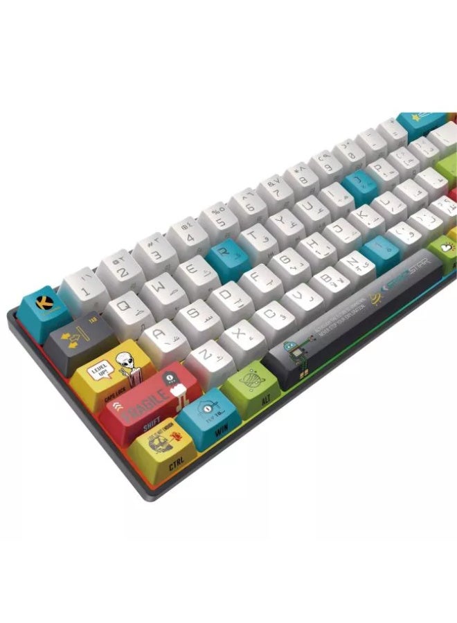 كي قيمنق حزمة ألعاب KGAMING KMP-04-R 4 في 1: ماوس، لوحة ماوس، لوحة مفاتيح (مفتاح أحمر)، سماعة رأس - Image 3