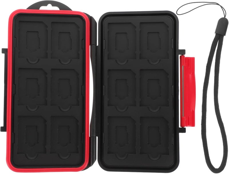 Memory Card Case Portable and Shockproof Storage Organizer for and Cards Compact Memory Holder Construction for Travel and Data - Image 1