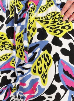 Clue Printed Pants with Drawstring  - Image 3