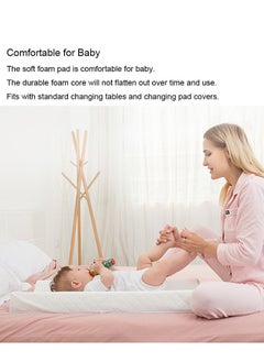 Old_Feller Baby Infant Contoured Changing Pad With Security Strap, White, 80 X 40 X 10 CM  - Image 4