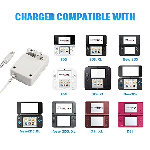 Xahpower DSi Charger Kit, AC Power Adapter Charger and Stylus Pen for Nintendo DSi, Wall Travel Charger Power Cord Charging Cable - Image 2