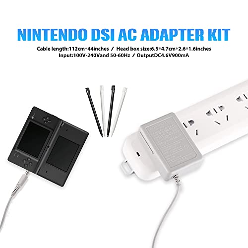 Xahpower DSi Charger Kit, AC Power Adapter Charger and Stylus Pen for Nintendo DSi, Wall Travel Charger Power Cord Charging Cable - Image 4