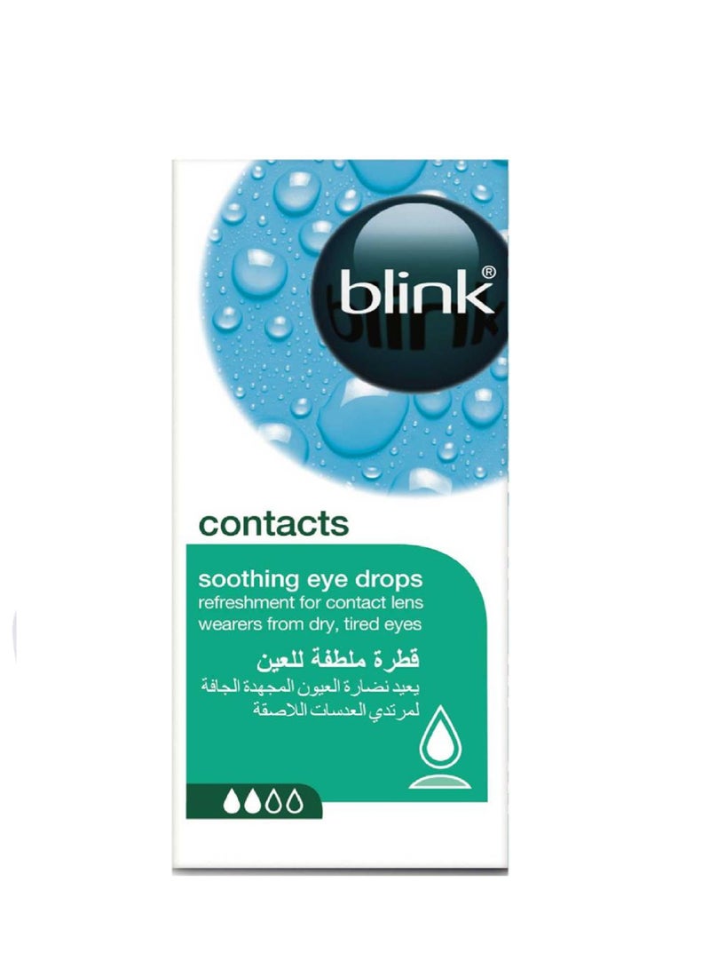 BLINK CONTACTS SOOTHING EYE DROPS 10ML