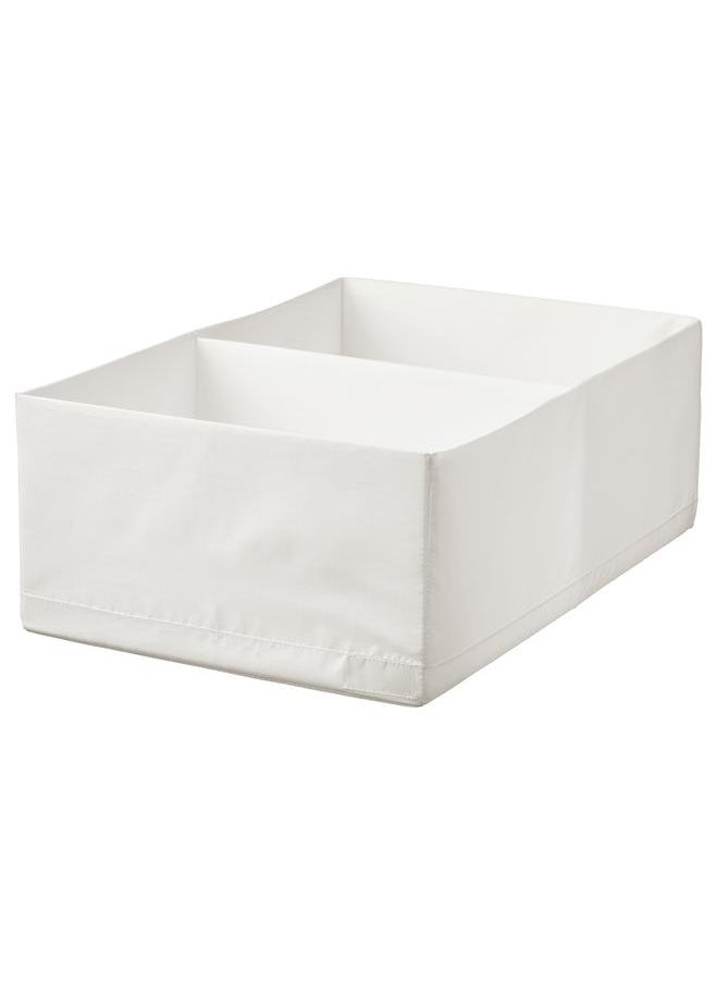 erorex Box with compartments, white, 34x51x18 cm  - Image 1