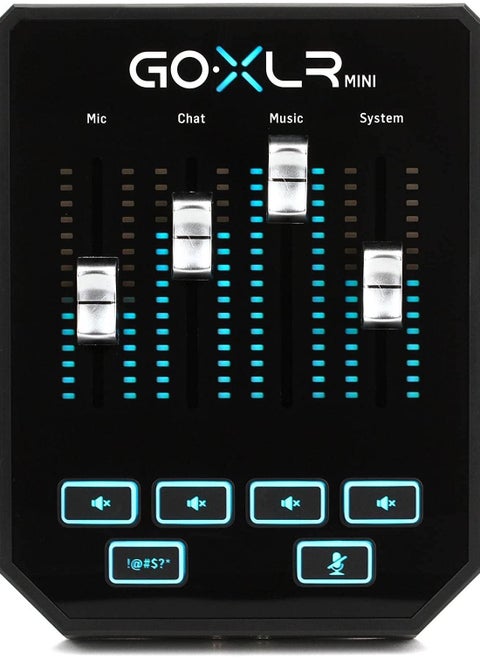 TC Helicon GO XLR Mini Online Broadcast Mixer with USB/Audio Interface and Midas Preamp