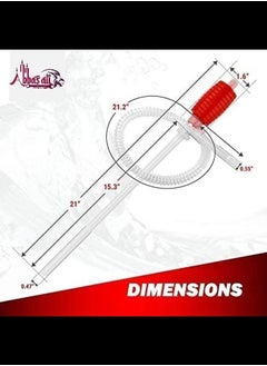 ABBASALI Liquid Fuel Transfer Siphon Pump  Large Squeezing Syphon for Lawn Mowers & Manual Pumping Petrol Water and more  - Image 2
