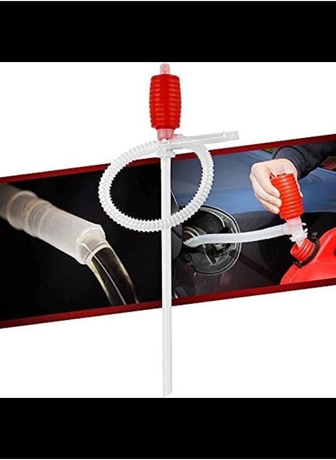 ABBASALI Liquid Fuel Transfer Siphon Pump  Large Squeezing Syphon for Lawn Mowers & Manual Pumping Petrol Water and more  - Image 1