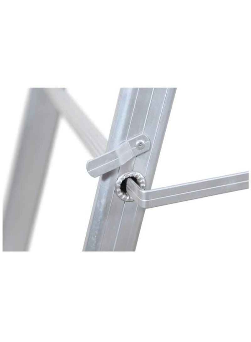 Zamil Dual Purpose Heavy Duty Aluminum Ladder 6 Steps - Image 2