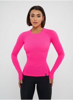 Rashguard Round Neon Pink
