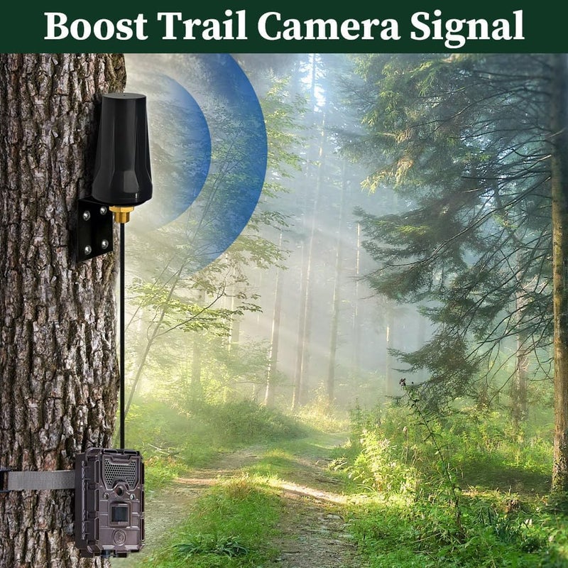 BINGFU 4G LTE SMA Cellular Trail Camera RP-SMA Male Antenna Compatible with Spypoint Link Micro Covert Spartan Stealth Muddy Wildlife Hunting Game Cam Outdoor Mobile Security Camera - Image 2