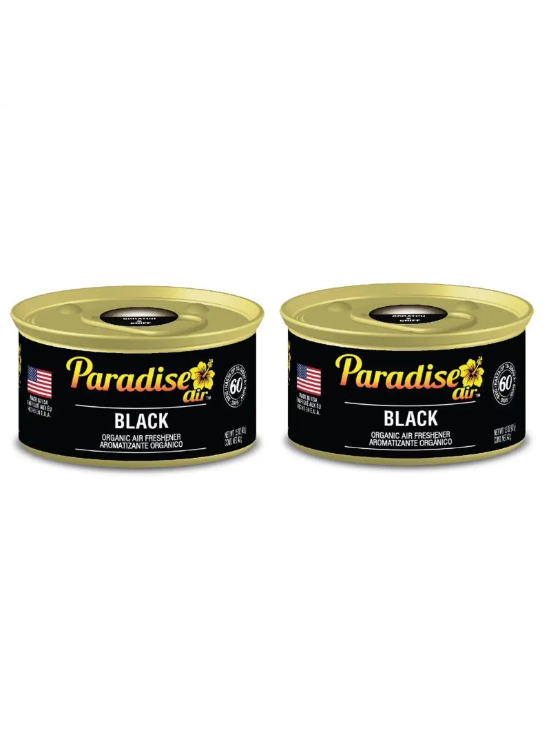 Paradise Air Freshener Twin Pack (Black)