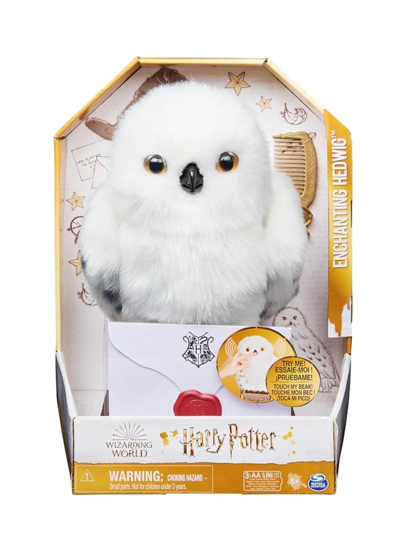 General The wizarding world of Harry Potter, the charming interactive owl Hedwig, more than 15 sounds and movements, toys for kids, holiday party costume accessories for girls and boys  - Image 2