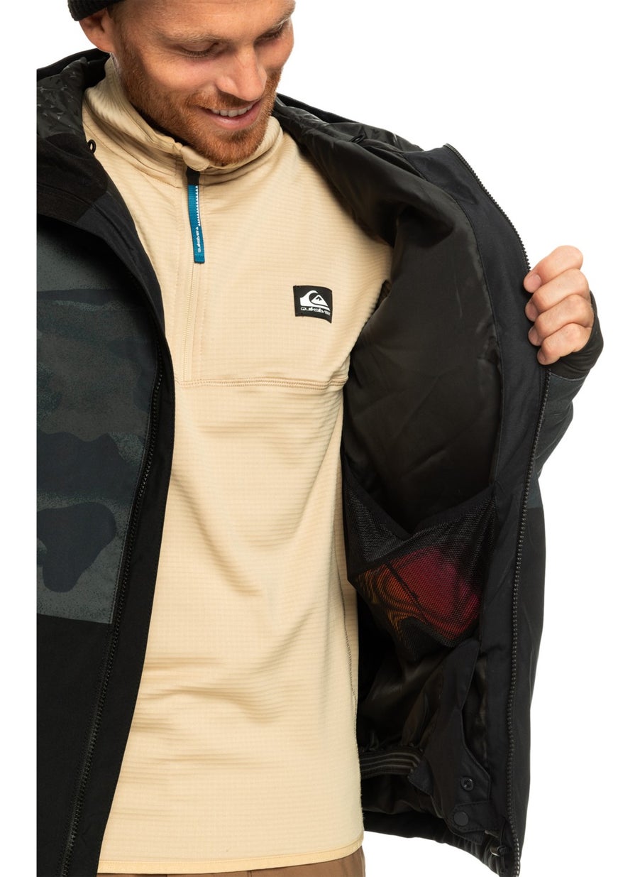 QUIKSILVER - Mission Printed Block Men's Waterproof Ski Jacket EQYTJ03403 - Image 1