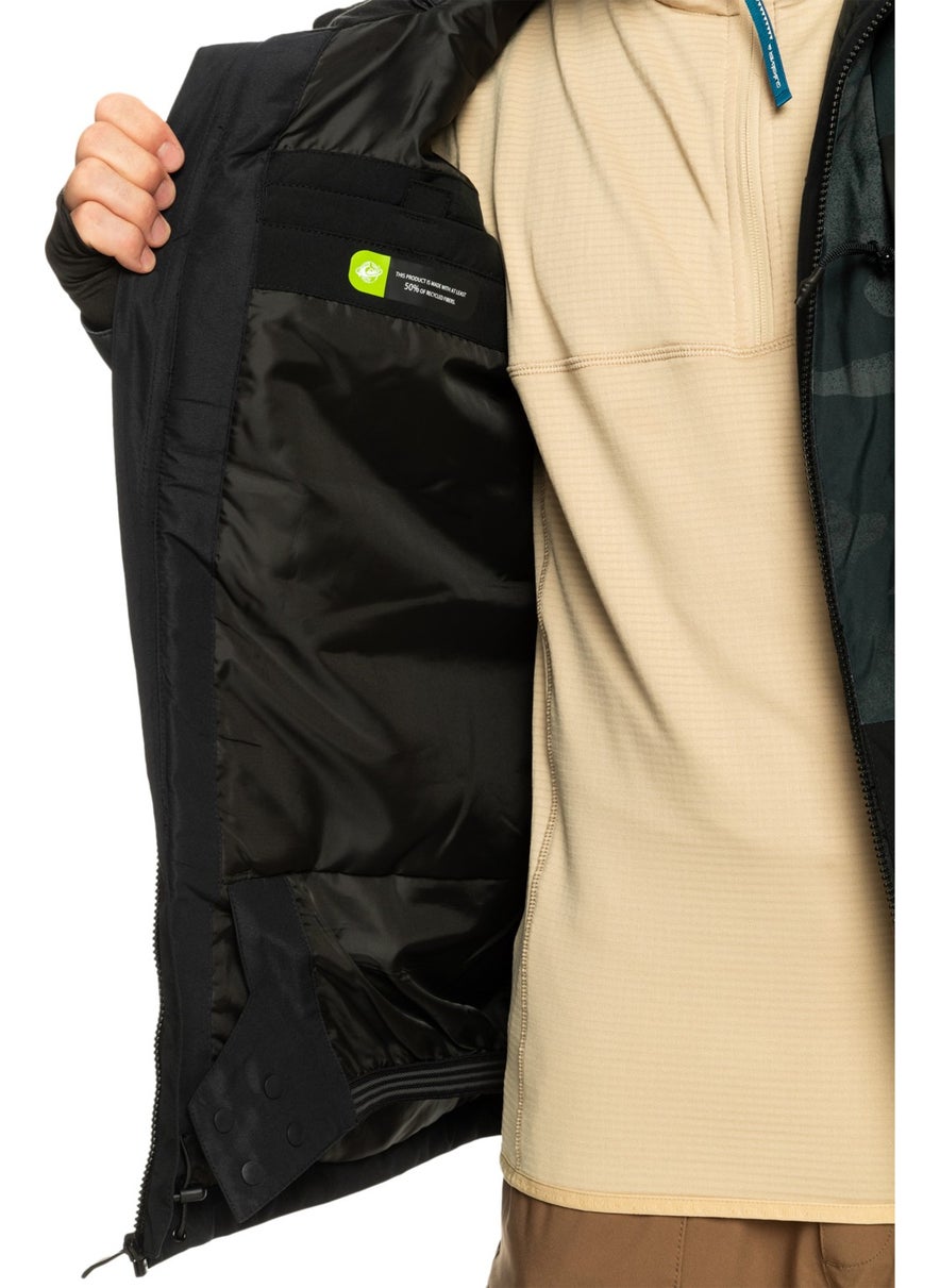 QUIKSILVER - Mission Printed Block Men's Waterproof Ski Jacket EQYTJ03403 - Image 1