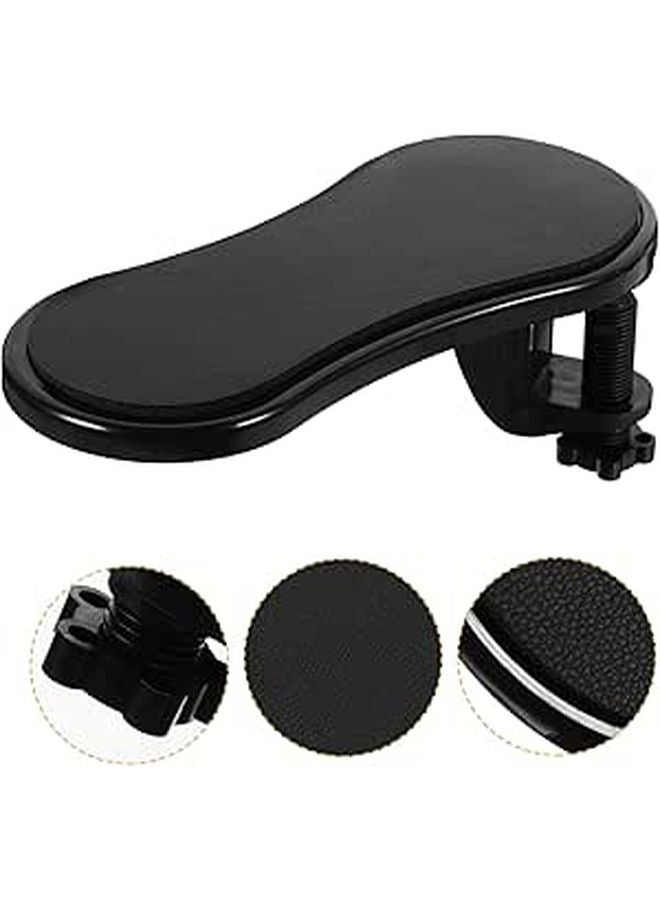 Ergonomic Memory Foam Mouse Pad Leather Wrist Rest Support for Gaming Office and Home Use - Image 1