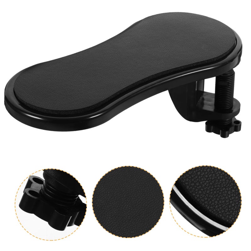 Ergonomic Memory Foam Mouse Pad Leather Wrist Rest Support for Gaming Office and Home Use - Image 2