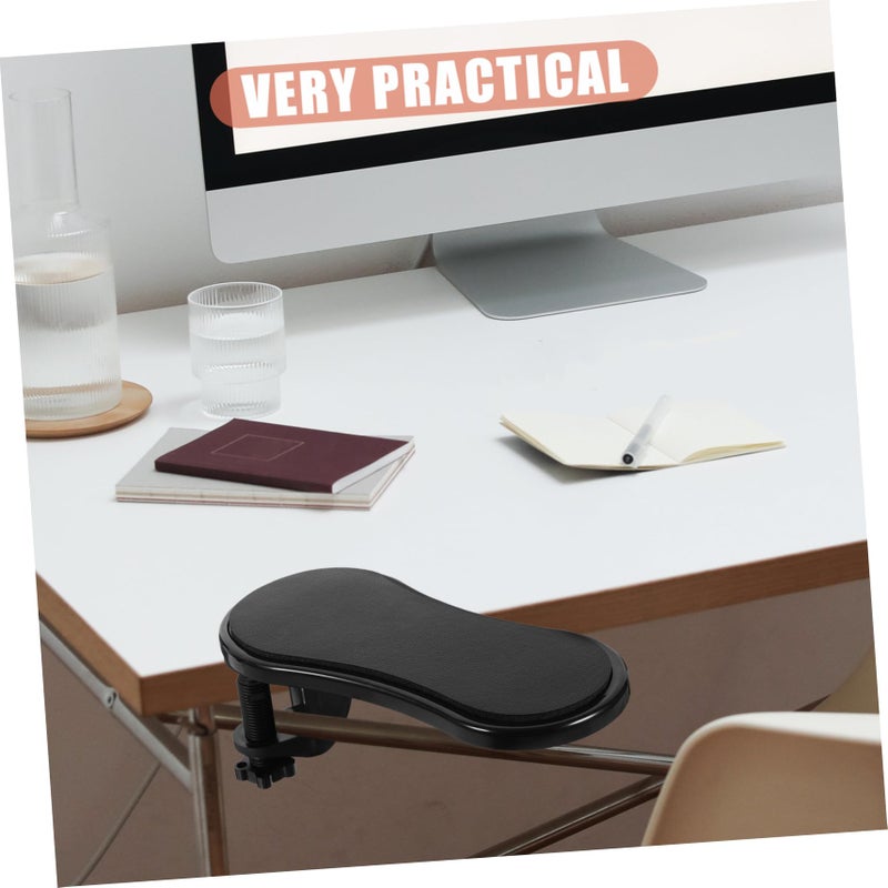 Ergonomic Memory Foam Mouse Pad Leather Wrist Rest Support for Gaming Office and Home Use - Image 3