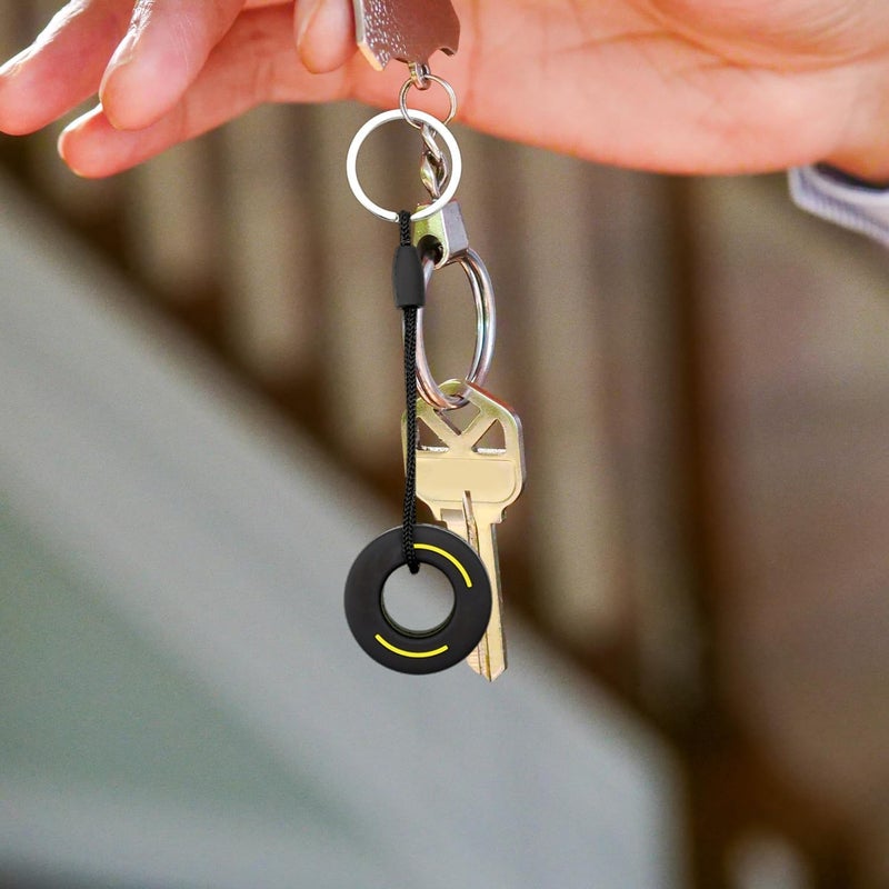 Rumyve 3pcs Racing Tire Key Chain - Ultra Soft Rubber Key Ring Set - Image 4