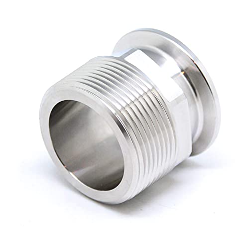 QiiMii 1.5" Tri Clamp Adapter to 1.5" MNPT Thread Ferrule Hexagonal Sanitary Pipe Fitting - Image 4
