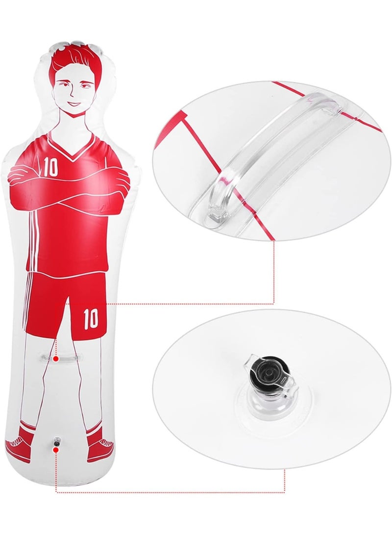 دمية كرة قدم قابلة للنفخ، حارس مرمى، مانيكان هوائي، ركلة حرة، جدار مدافع، كرة قدم للتدريب - Image 4