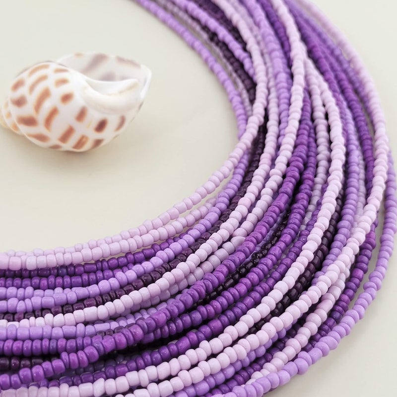 Bocar Multi Layer Chunky Bib Statement Seed Beads Cluster Collar Necklace for Women Gift (NK-10351) - Image 4