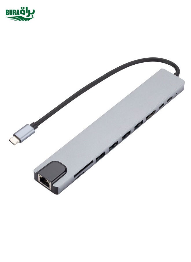 BURAQ 10 in 1 USB-C / Type-C Iinterface Docking Station Multi-function HUB  - Image 1