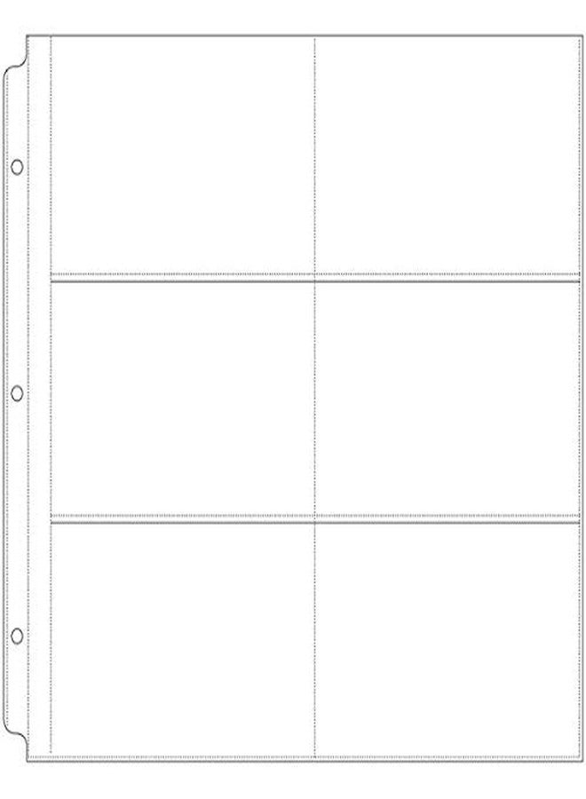 We R Memory Keepers We R Post Bound Photo Sleeves 12"X12" 10/Pkg-Six 4"X6" Pockets - Image 4