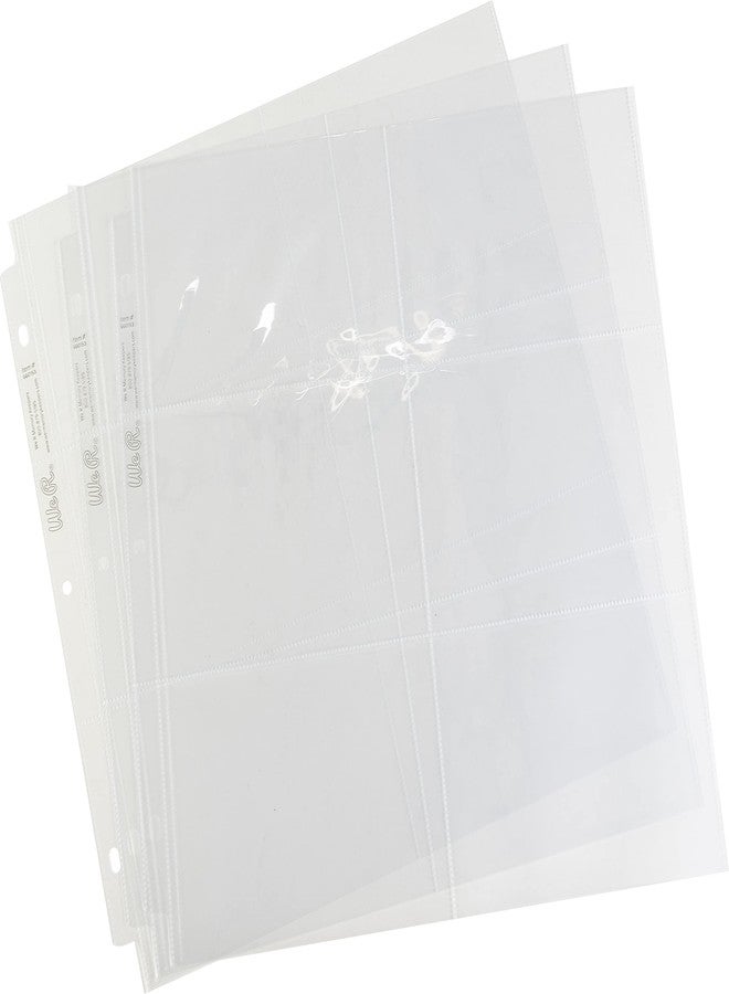 We R Memory Keepers We R Post Bound Photo Sleeves 12"X12" 10/Pkg-Six 4"X6" Pockets - Image 2