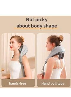 Arabest Shiatsu Neck and Shoulder Massager With Heat Relieve Tension Target Acupoints Spa-Quality Massage 6D Extra Large Massage Head Wearable Design Ideal For Pain Relief Muscle Relaxation Stress Reduction  - Image 2