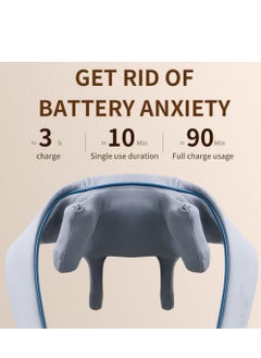 Arabest Shiatsu Neck and Shoulder Massager With Heat Relieve Tension Target Acupoints Spa-Quality Massage 6D Extra Large Massage Head Wearable Design Ideal For Pain Relief Muscle Relaxation Stress Reduction  - Image 5