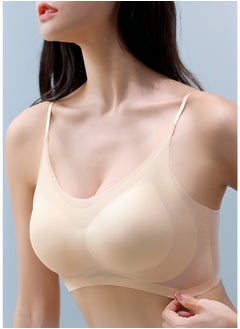 REOCLE Women's Seamless Bra Ultra-thin Ice Silk Comfort Bra Breathable Wireless Daily Bra Thin Soft Comfy Daily Bras  - Image 2