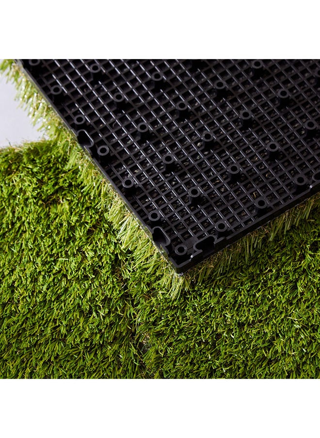 Home Box - 9-Piece Meadow Essential Artificial Grass Tiles Set 30x30cm - Image 1