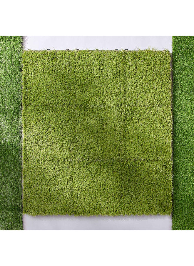 Home Box - 9-Piece Meadow Essential Artificial Grass Tiles Set 30x30cm - Image 1