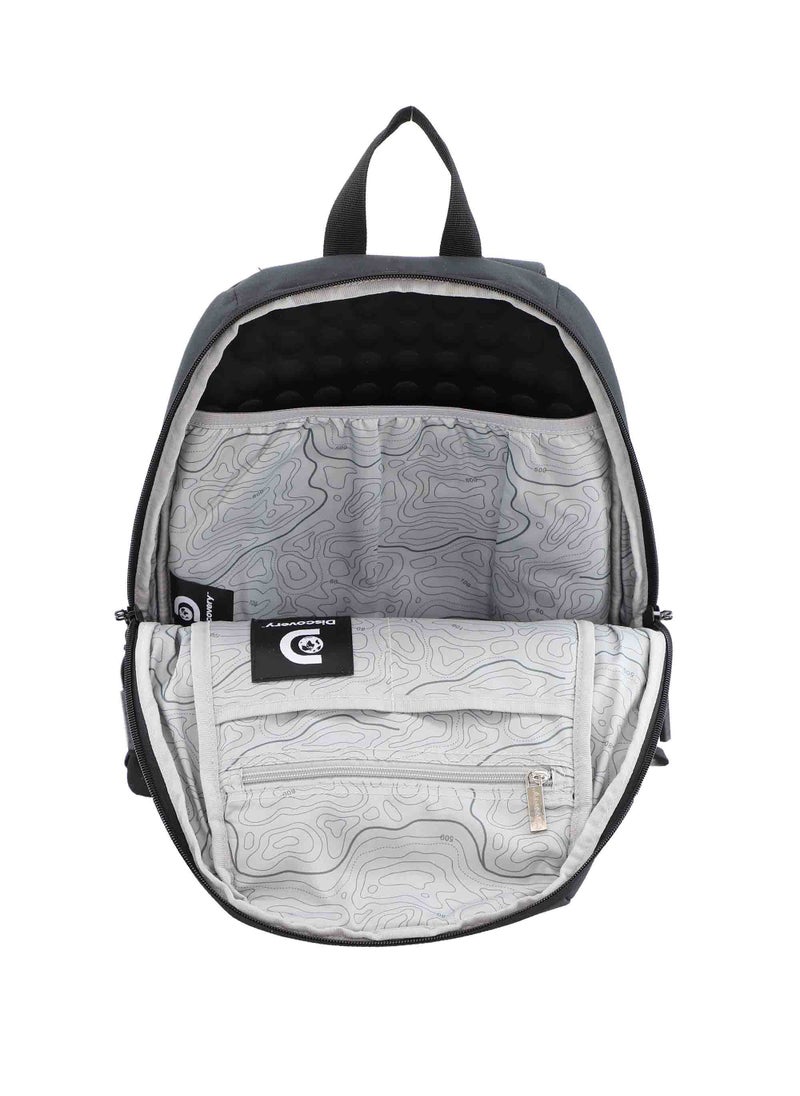 Discovery SHIELD RPET Polyester Urban Backpack Black, Durable Water Resistant Causal Daypack With Padded RFID Pocket, Outdoor Travel Business Bag For Men And Women. - pzsku/Z441E6F212408D660E523Z/45/_/1722326492/9fd5e2f7-5b0e-480c-89f5-a0d08e90297d
