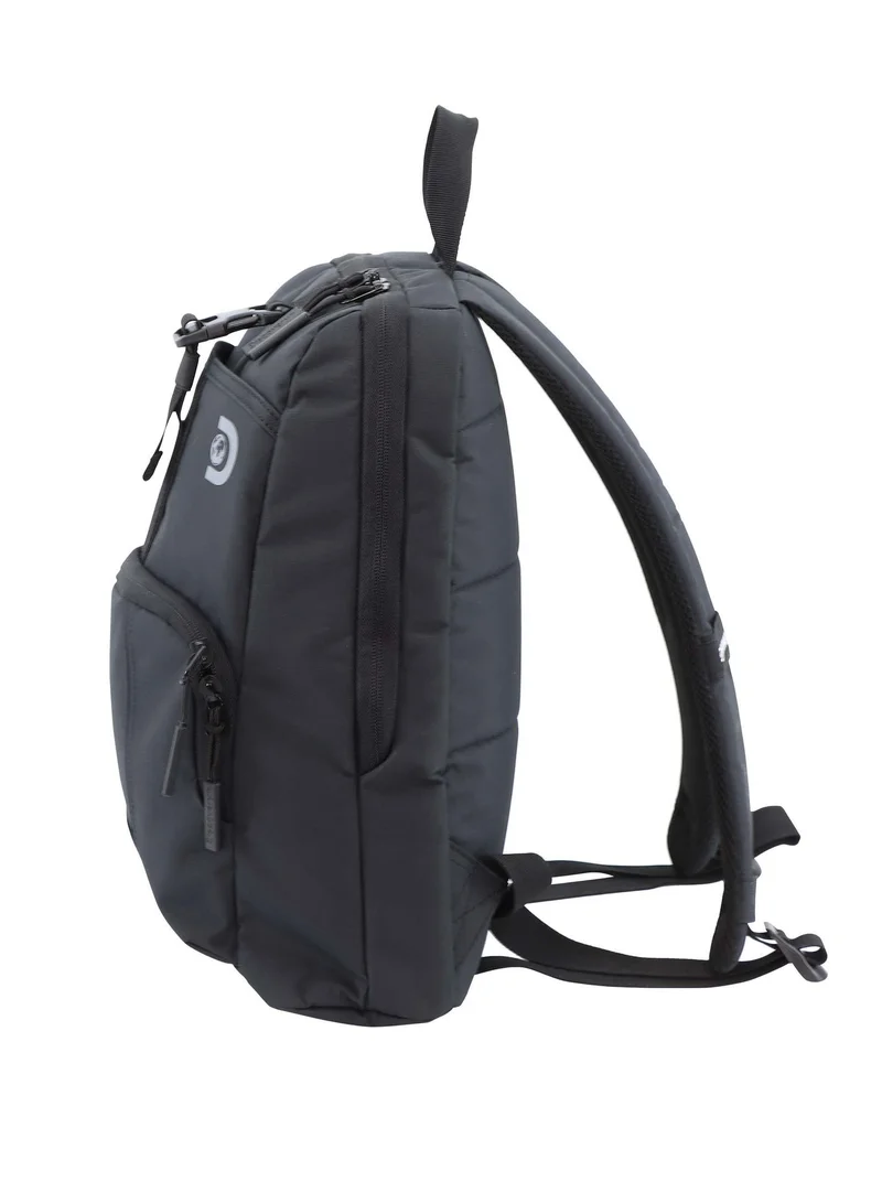 Discovery Black Discovery SHIELD RPET Polyester Urban Backpack Black, Durable Water Resistant Causal Daypack With Padded RFID Pocket, Outdoor Travel Business Bag For Men And Women.  | Best Price UAE