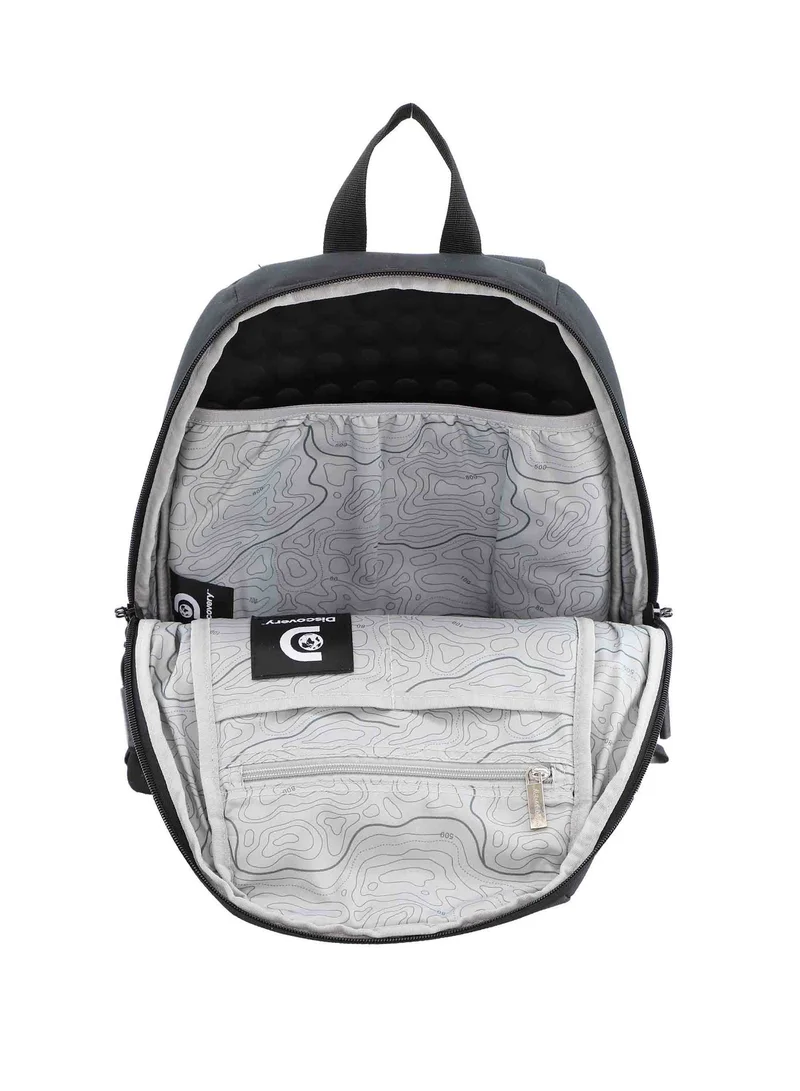 Discovery Black Discovery SHIELD RPET Polyester Urban Backpack Black, Durable Water Resistant Causal Daypack With Padded RFID Pocket, Outdoor Travel Business Bag For Men And Women.  | Best Price UAE