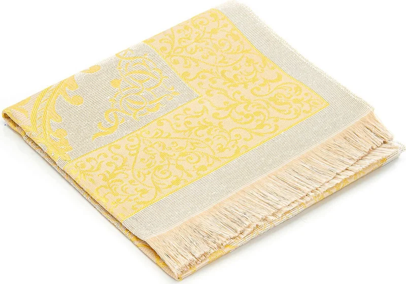 ايهفان Special Cylinder Boxed Prayer Mat Set Yellow