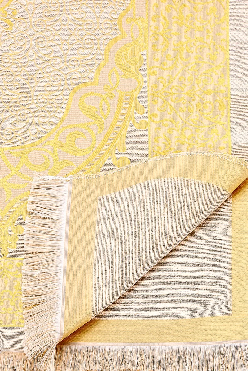 ايهفان Special Cylinder Boxed Prayer Mat Set Yellow