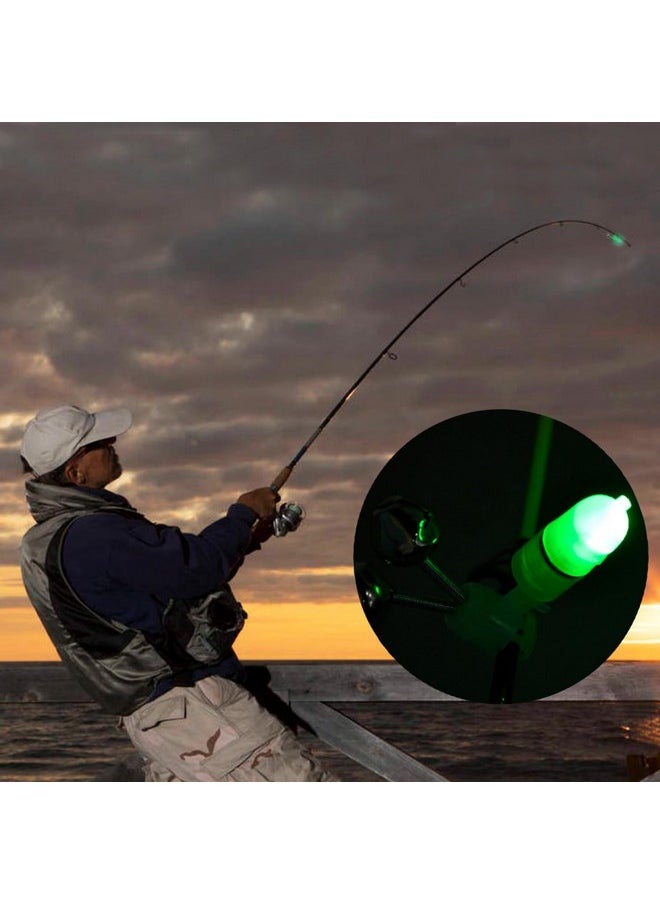 SenseYo 15 Pcs Fishing Bells Clips Fishing Rod Alarm With Dual Alert Bells With Colorful Lights (Red Green Blue)  - Image 5