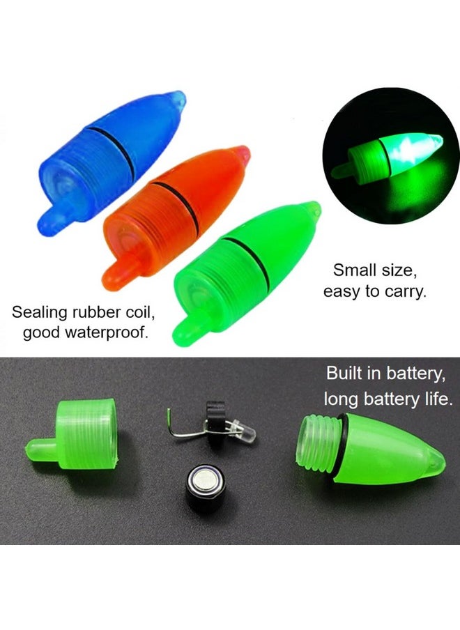 SenseYo 15 Pcs Fishing Bells Clips Fishing Rod Alarm With Dual Alert Bells With Colorful Lights (Red Green Blue)  - Image 4
