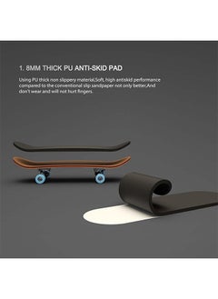 Generic Finger Skateboard, Alloy Mini Skateboard Deck with Pro Fingerboard Tools and Bearing, Pressure Gifts for Children Teens Adults (Black Wheels)  - Image 4