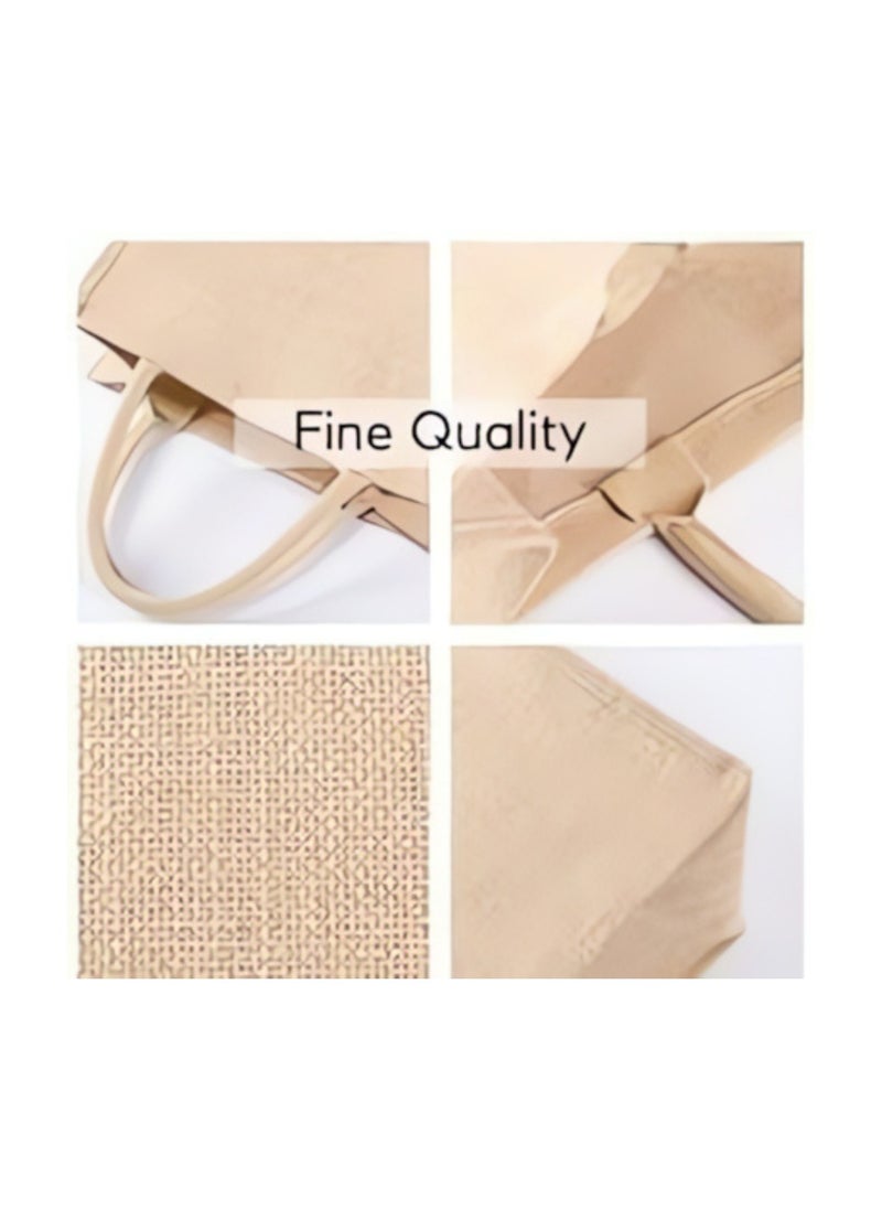 PRINTSHOP4ME - Jute Bag Initial Letter Printed Design–Reusable,Durable Tote Bag For Gifting Or Everyday Use|Used For Festive Celebrations&Gifts For Special Person - Image 1
