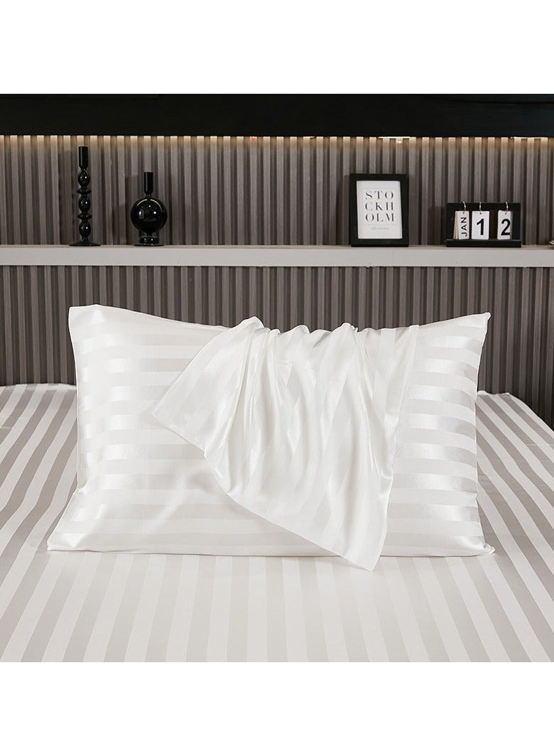 2 Pcs Satin Body Pillow Cover Soft and Breathable Body Pillow  - Image 3